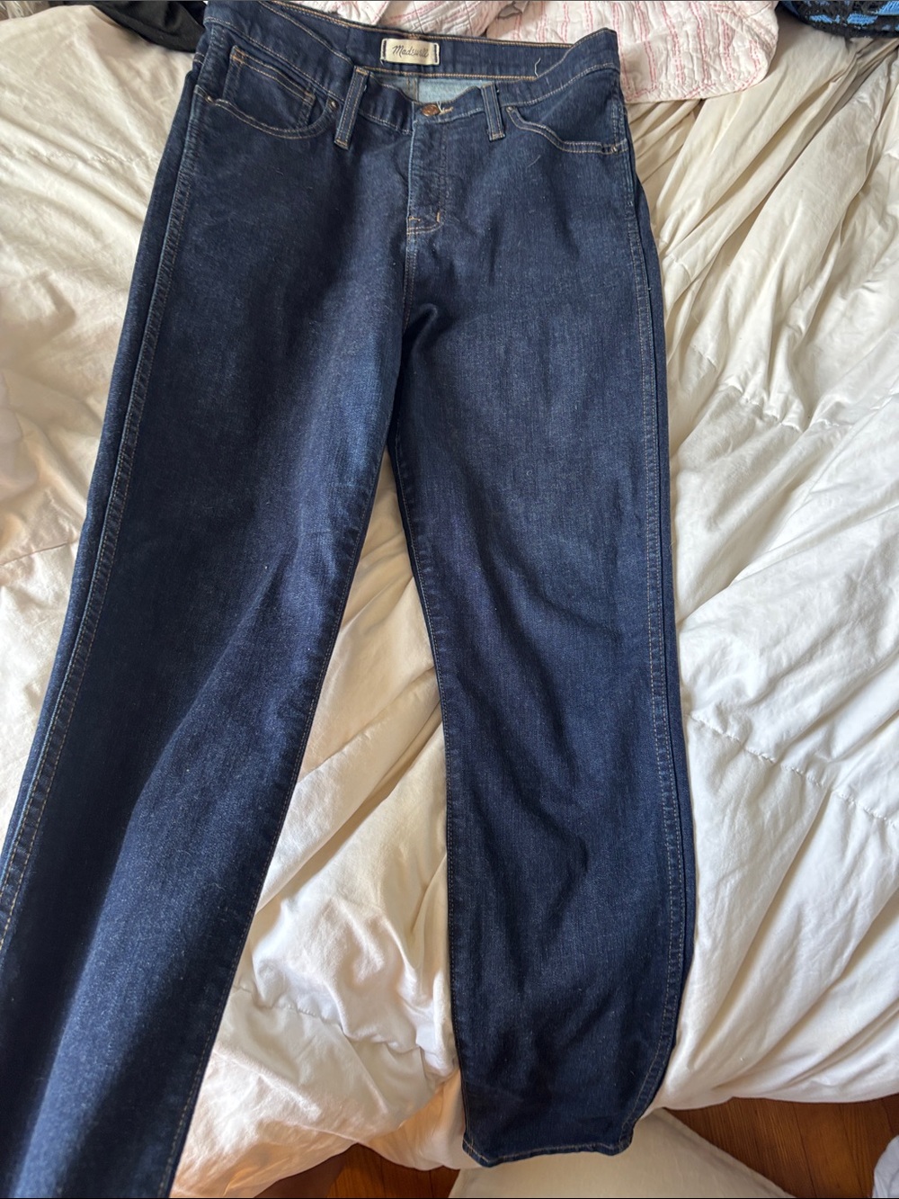 Madewell High-Rise Dark Blue Denim Jeans